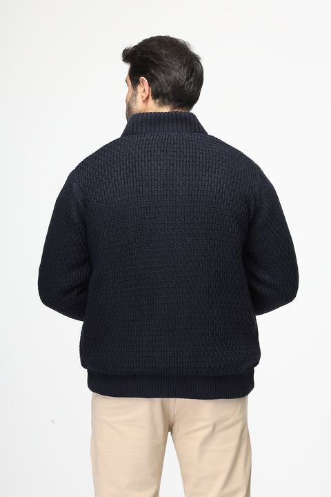 Regular Fit Pullover Dark Blue