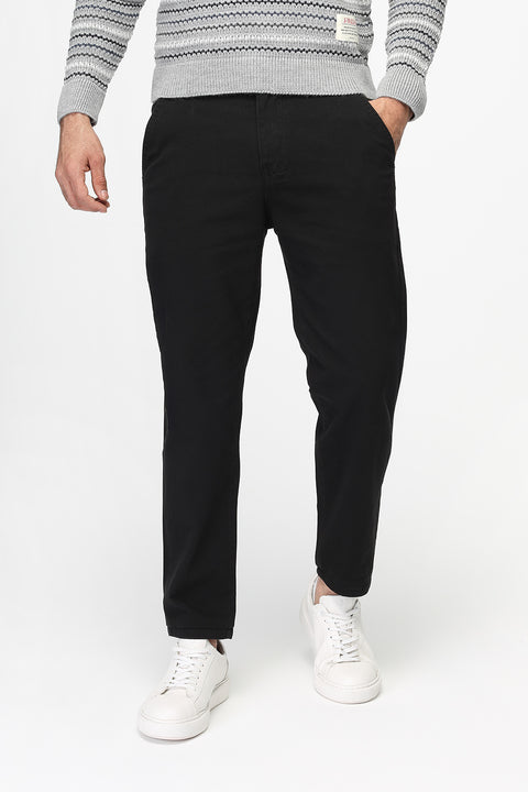 Regular Fit Chino Black