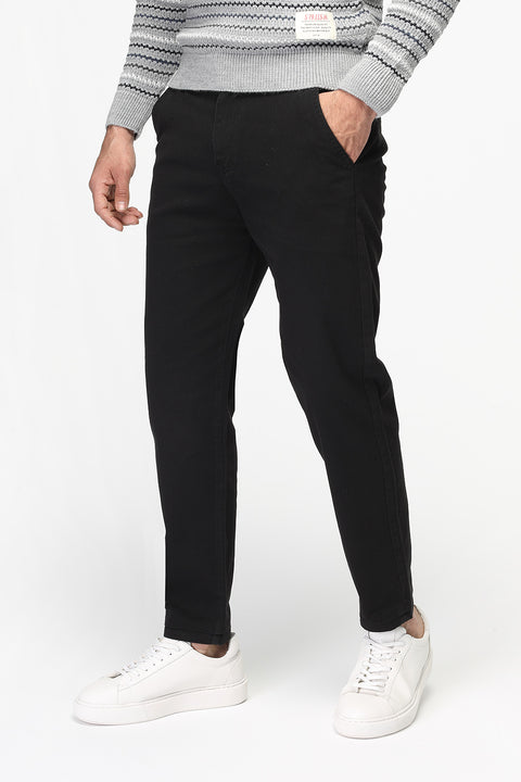Regular Fit Chino Black