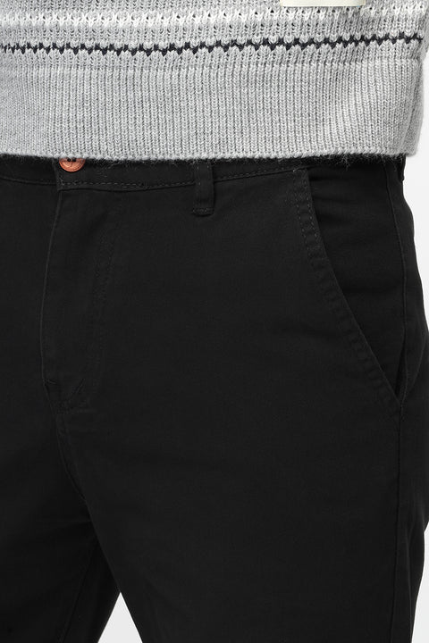 Regular Fit Chino Black