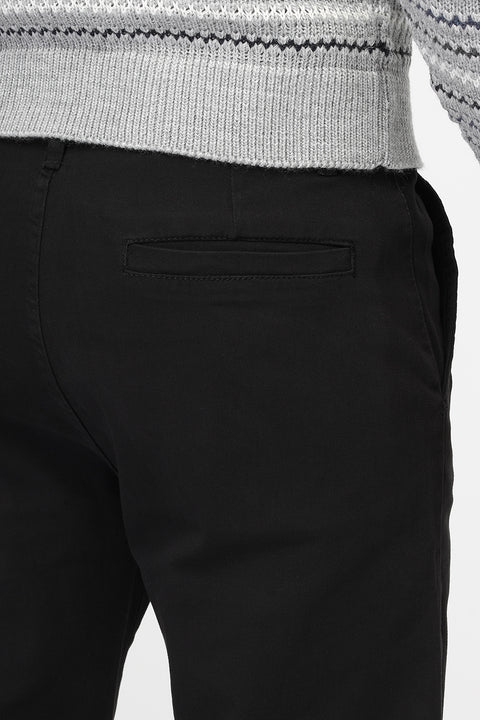 Regular Fit Chino Black