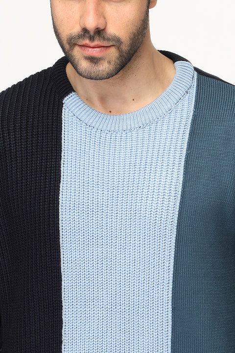 Over Size Pullover Dark Blue