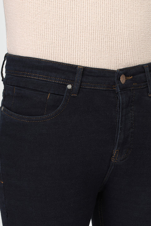 Slim Fit Trousers Jeans Dark Blue