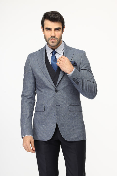 Slim Fit Suit Blue