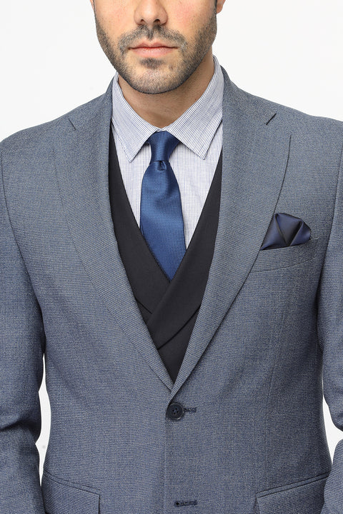 Slim Fit Suit Blue