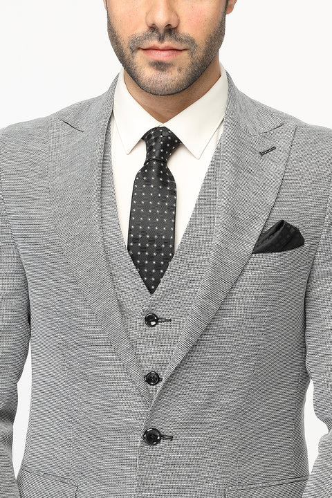 Slim Fit Suit Gray