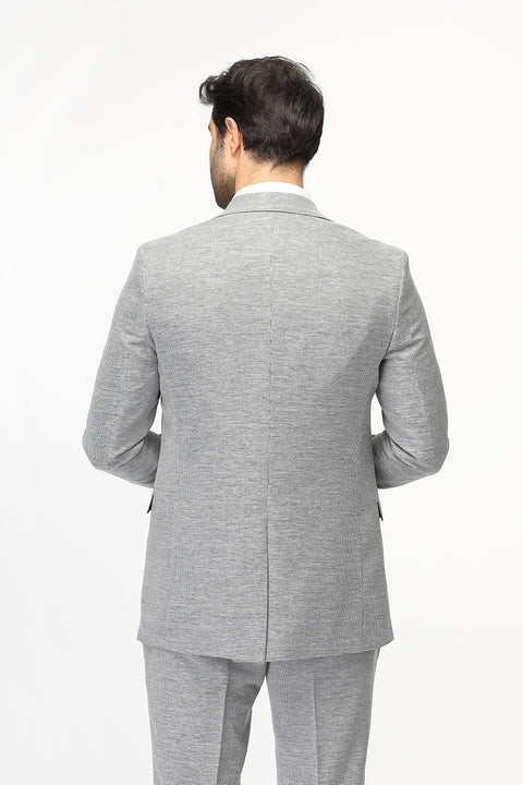Slim Fit Suit Gray
