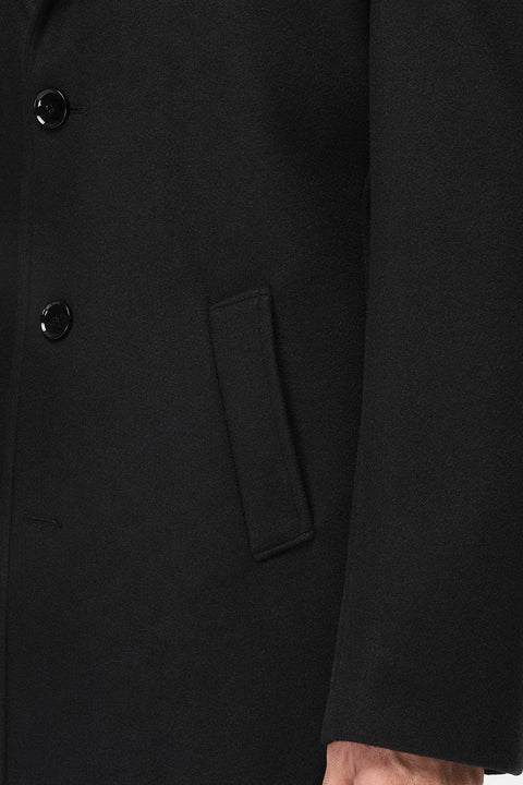 Regular Fit Coat Black