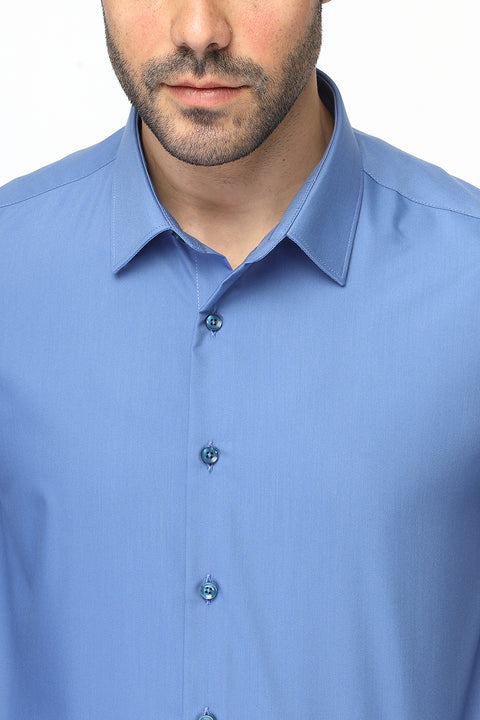 Classic Shirt Slim fit Medium Blue