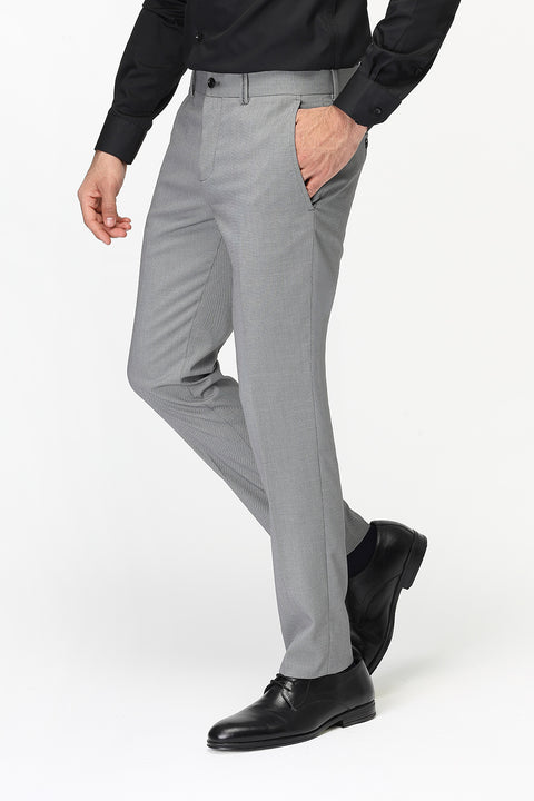 Slim Fit Classic Pants Gray