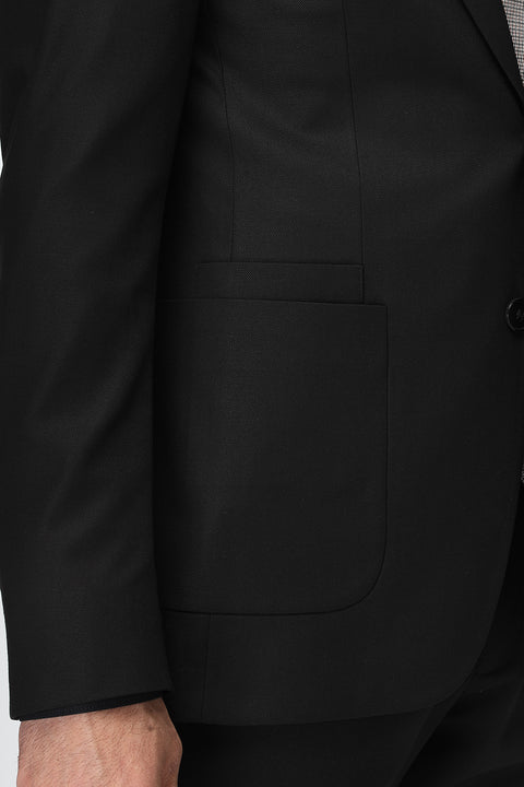 Slim Fit Suit Black