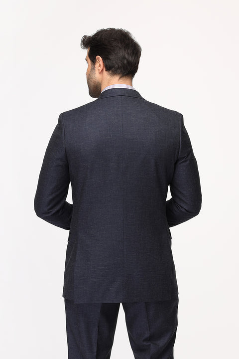 Slim Fit Suit Dark Blue