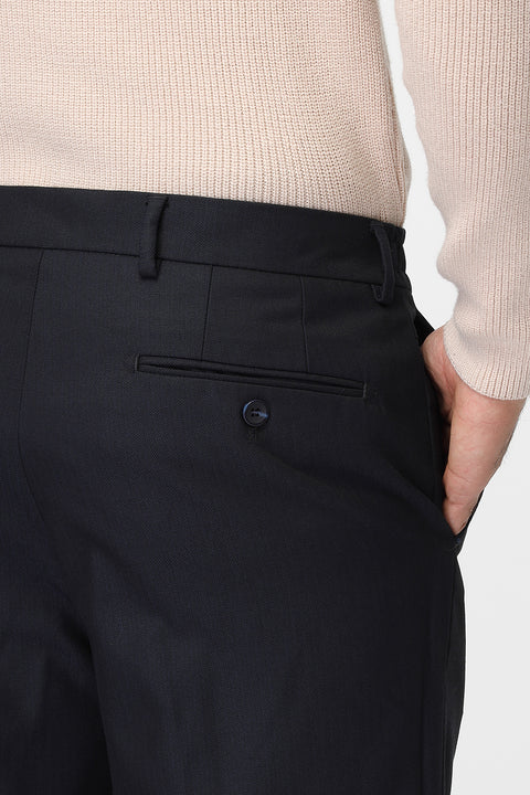 Regular Fit Classic Pants Dark Blue