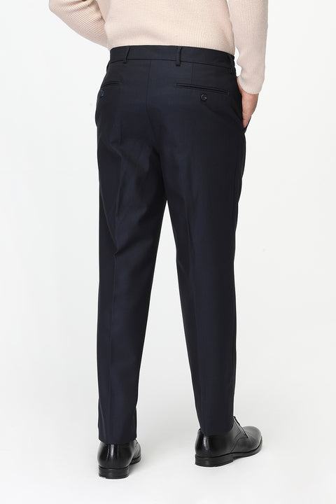Regular Fit Classic Pants Dark Blue