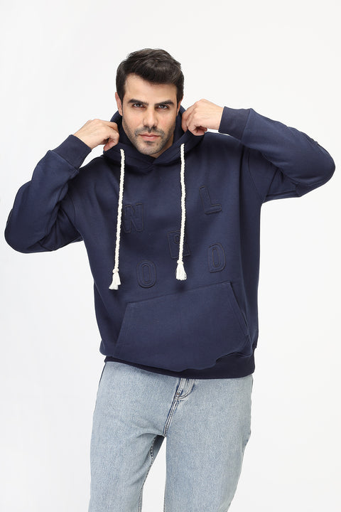 Over Size Sweat Shirt Dark Blue