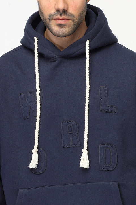 Over Size Sweat Shirt Dark Blue