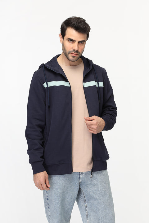 Regular Fit Sweat Shirt Dark Blue