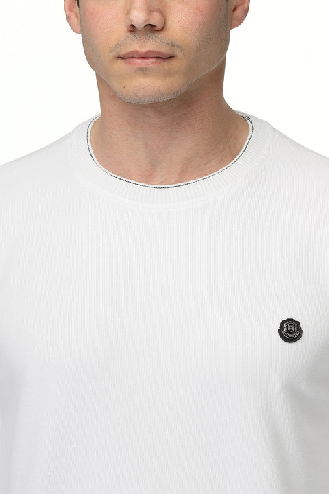 Regular Fit Sweat Shirt White