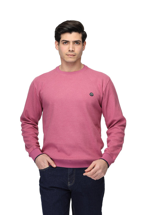 Regular Fit Sweat Shirt Pink
