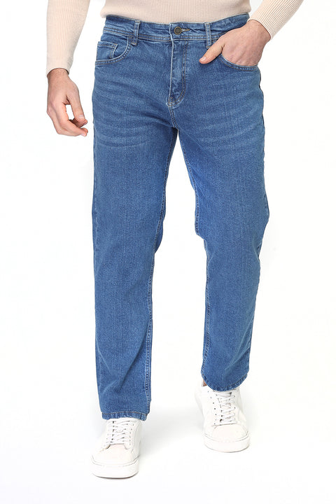 Regular Fit Trousers Jeans Blue