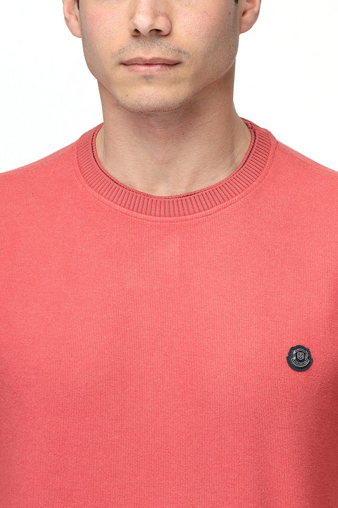 Regular Fit Sweat Shirt Pink