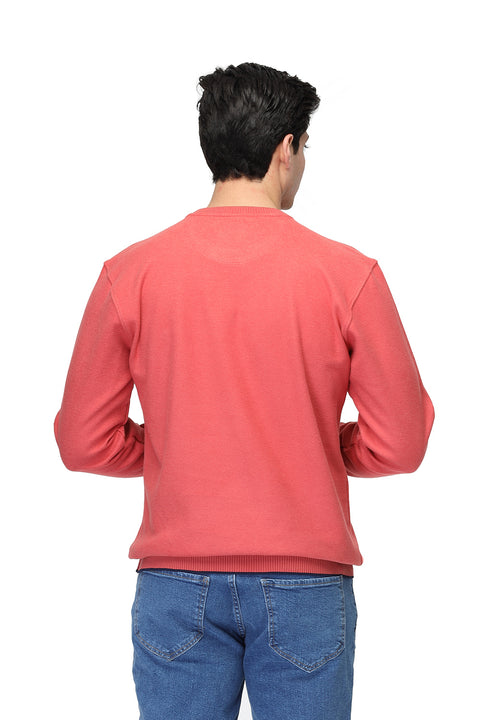 Regular Fit Sweat Shirt Pink