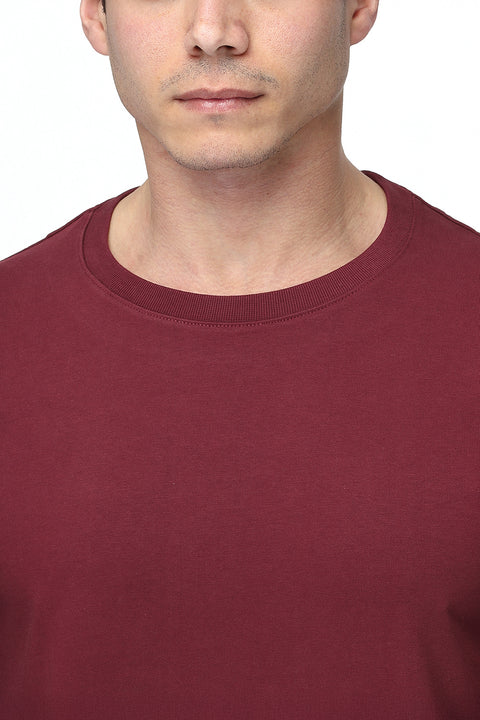 Relax Fit Sweat Shirt Maroon