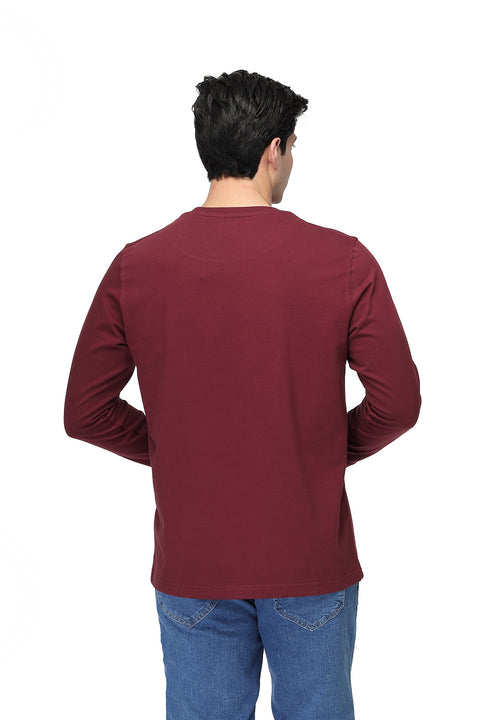 Relax Fit Sweat Shirt Maroon