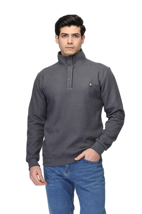 Regular Fit Sweat Shirt Gray
