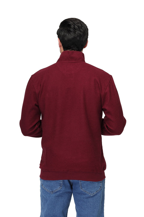 Regular Fit Sweat Shirt Maroon