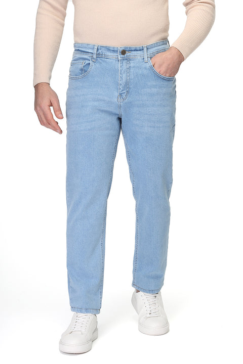 Regular Fit Trousers Jeans Light Blue