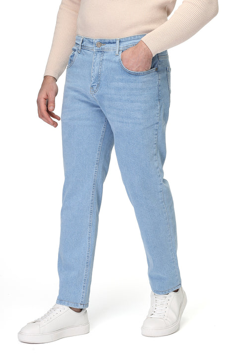 Regular Fit Trousers Jeans Light Blue