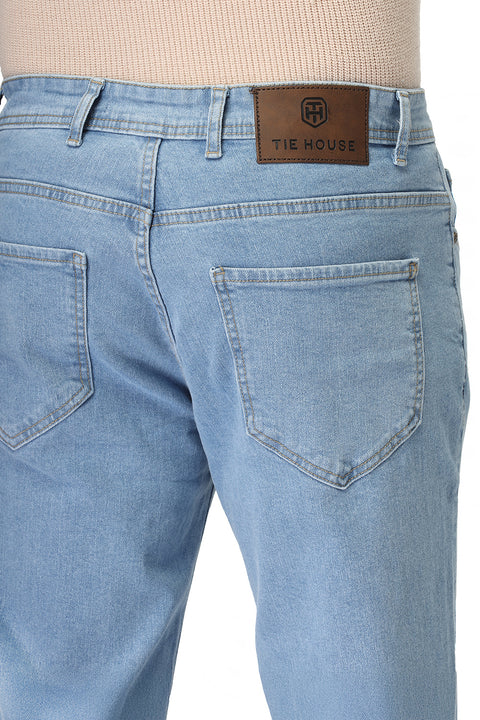 Regular Fit Trousers Jeans Light Blue