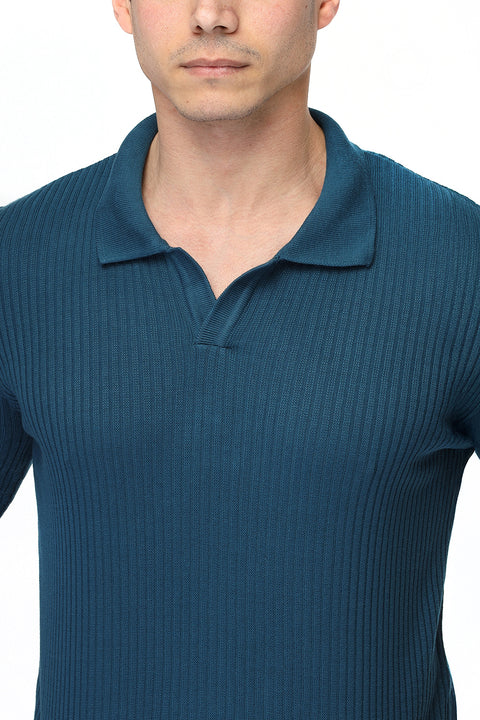Polo Shirt Regular Fit Knitted Green
