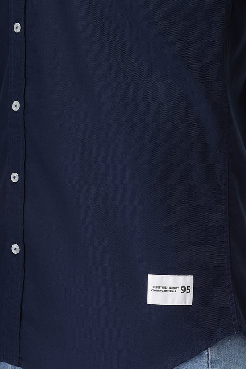 Regular Fit Shirt Dark Blue