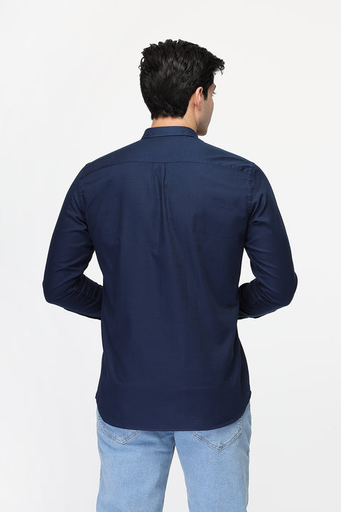 Regular Fit Shirt Dark Blue