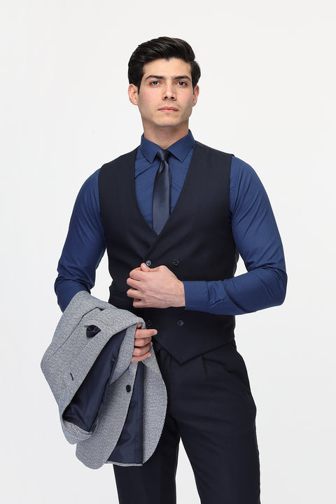 carrot Fit Suit Blue