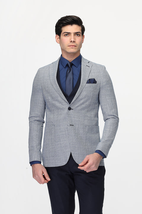 carrot Fit Suit Blue