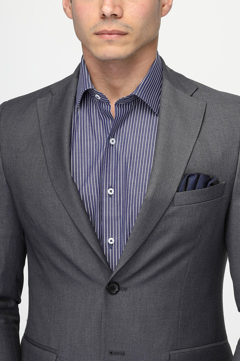 Slim Fit Suit Gray