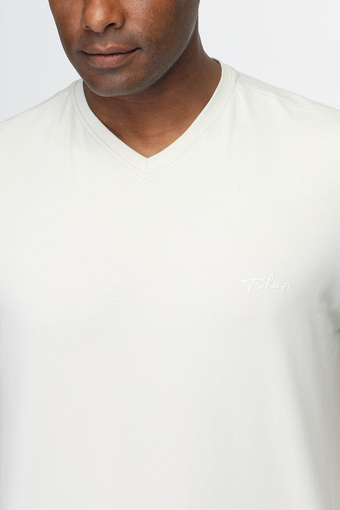Regular Fit T-Shirt V Light Green