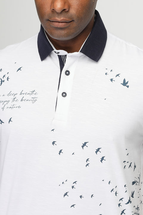 Polo Shirt Regular Fit White