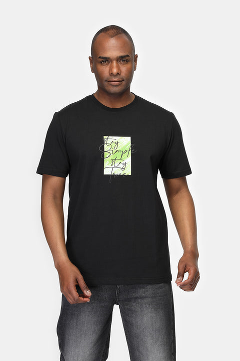 Regular Fit T-Shirt Black