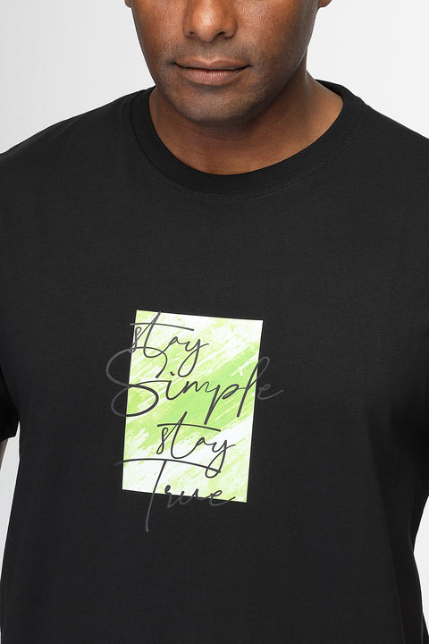 Regular Fit T-Shirt Black