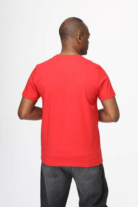 Regular Fit T-Shirt V Red