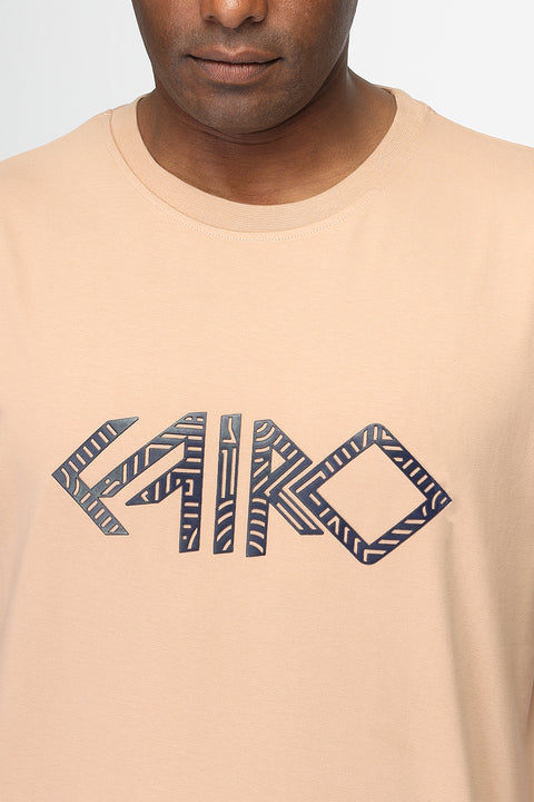 Regular Fit T-Shirt Beige