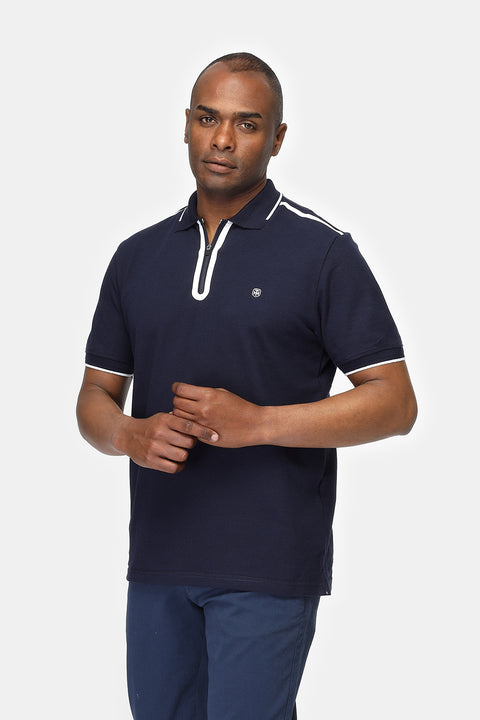 Polo Shirt Regular Fit Dark Blue
