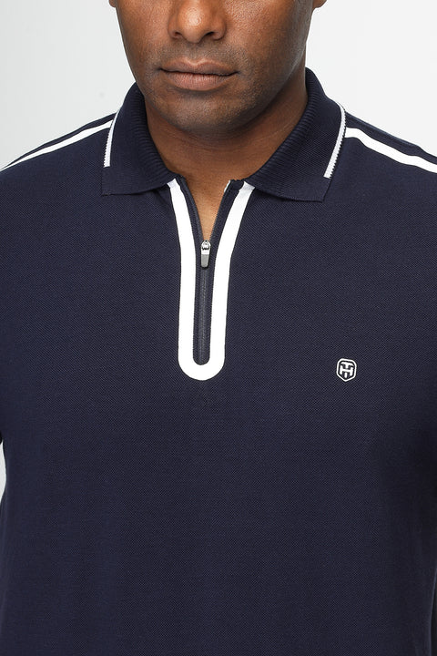 Polo Shirt Regular Fit Dark Blue