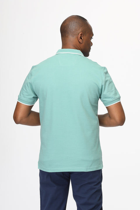 Polo Shirt Regular Fit Light Green