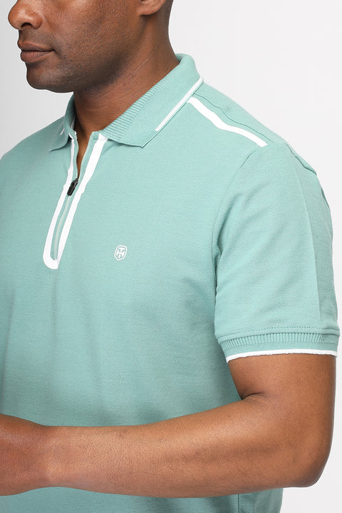 Polo Shirt Regular Fit Light Green