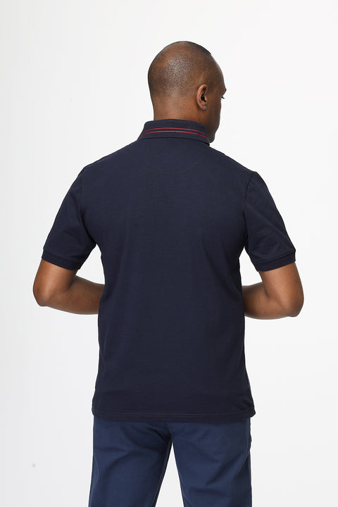 Polo Shirt Regular Fit Dark Blue